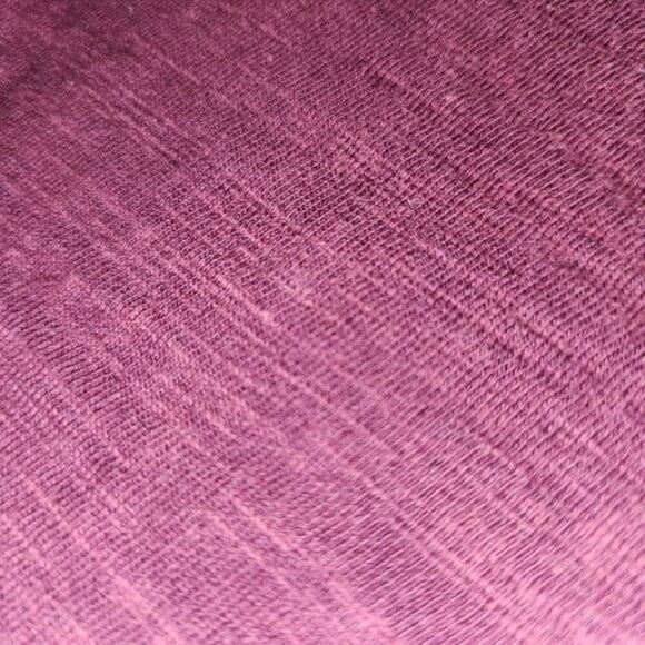 VERY J Tunic Dress Women Medium M Wine Red Long Lace Up Sleeve Mini 100% Cotton - Picture 7 of 12